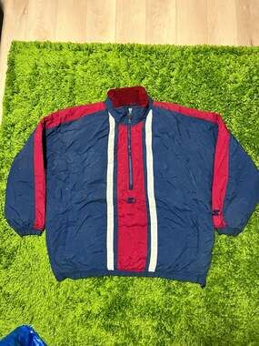 Vintage Starter Silver Edition 25th Anniversary Pullover Jacket XL